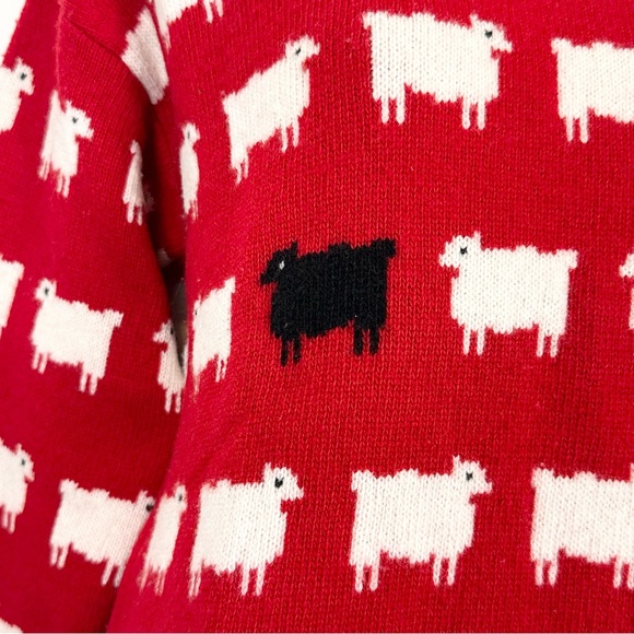 Warm & Wonderful x Rowing Blazers Princess Diana Black Sheep Wool Sweater Size S - Picture 10 of 16